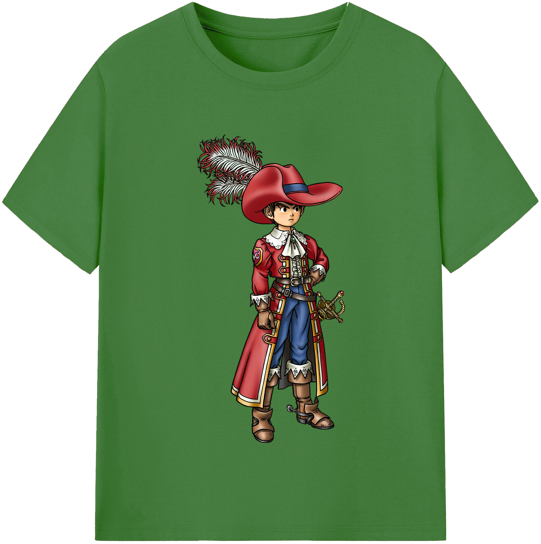 （画像用） ドラゴンクエスト Doragon Kuesuto Dragon Quest レディースカジュアルプリントTシャツ（綿100％）